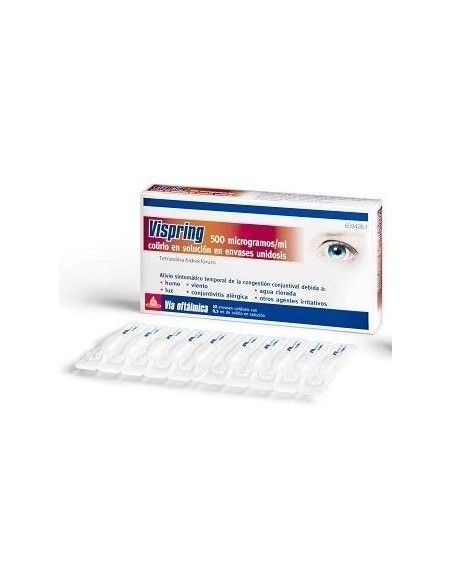 Vispring 500 Microgramos/Ml Colirio En Solucion 10 Monodosis 0,5 Ml