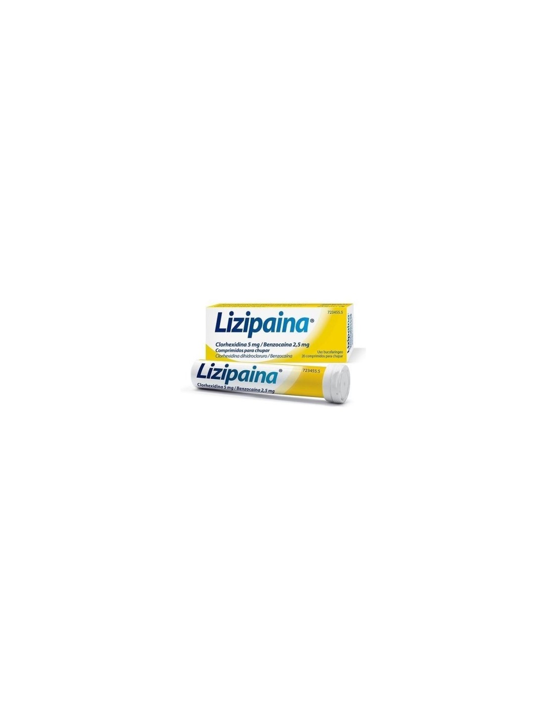 Lizipaina Clorhexidina/Benzocaina 5 Mg/2,5 Mg 20 Comprimidos Para ...